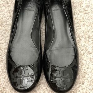 Tory Burch Reva Flat Patent Leather size 10